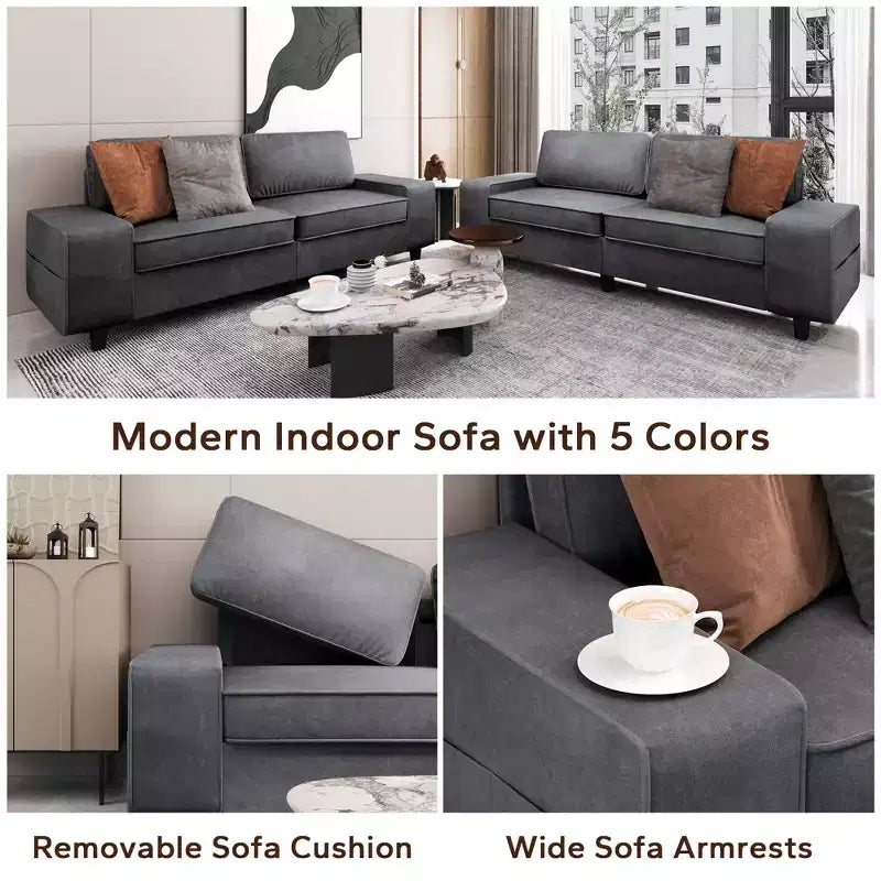 Causeuse de salon d'intérieur de style moderne