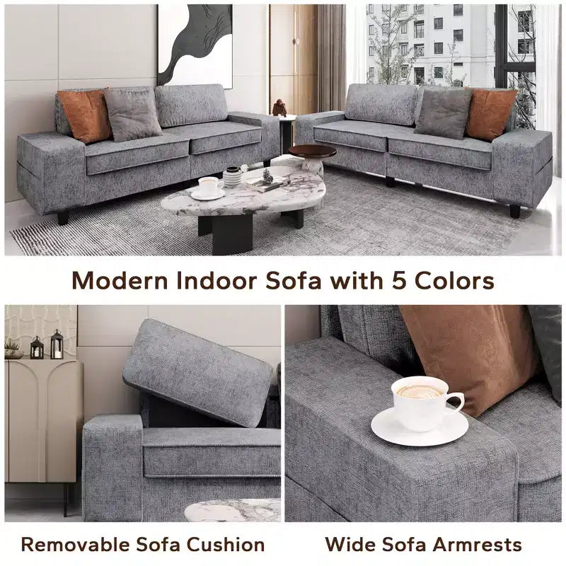 Causeuse de salon d'intérieur de style moderne