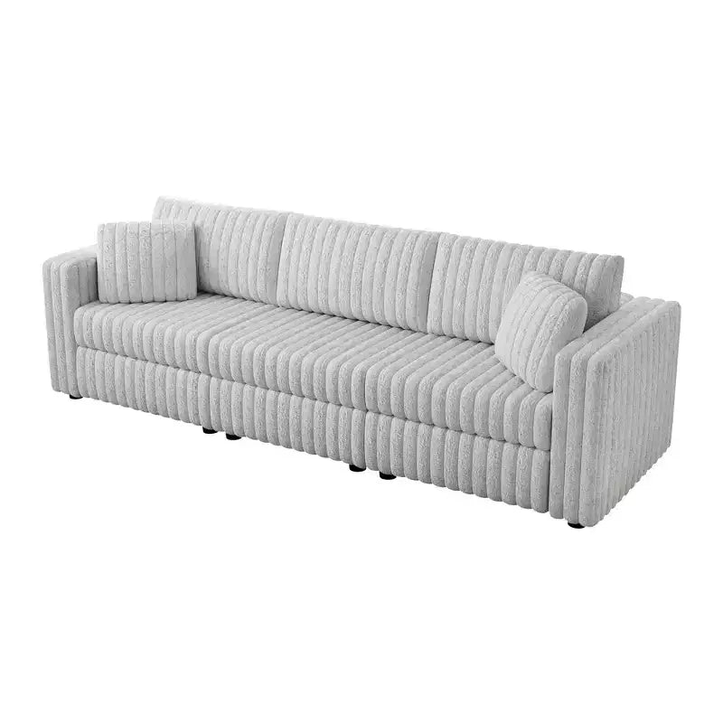 Canapé-lit pliable extractible moderne 54.33 Pouces, convertible, futon avec 3 longueurs et dossier réglable pour salon