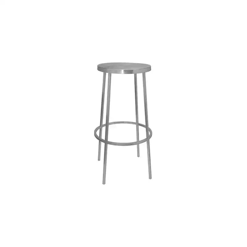 Meridian Furniture, Tabouret de bar Tyson en fer argenté