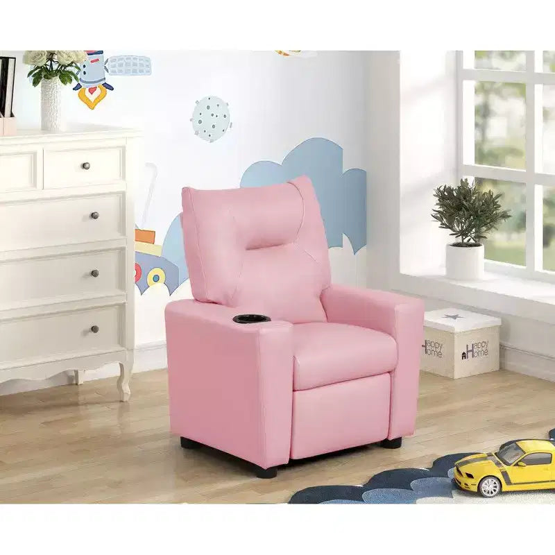 Fauteuil inclinable pour enfants 23W avec porte-gobelet et repose-pieds