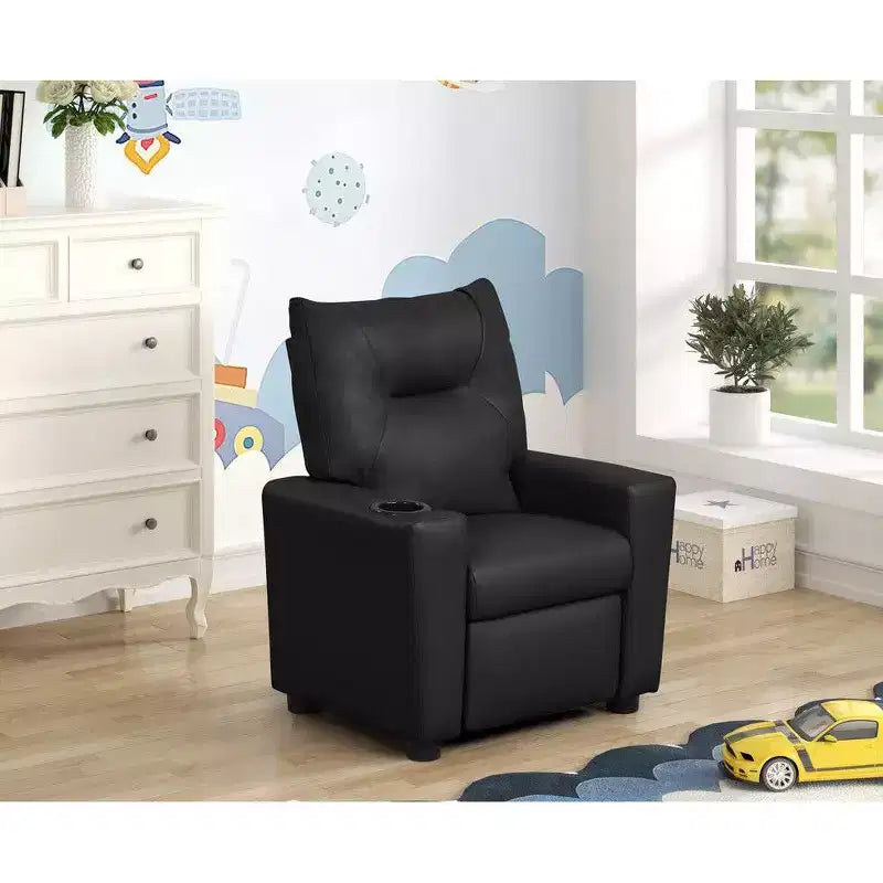 Fauteuil inclinable pour enfants 23W avec porte-gobelet et repose-pieds