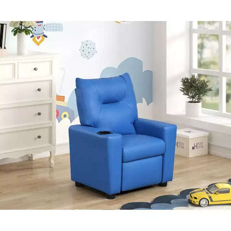 Fauteuil inclinable pour enfants 23W avec porte-gobelet et repose-pieds