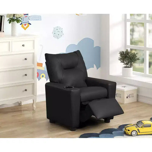 HOMLUX 23W Kids Recliner Chair with Cup Holder & Footrest