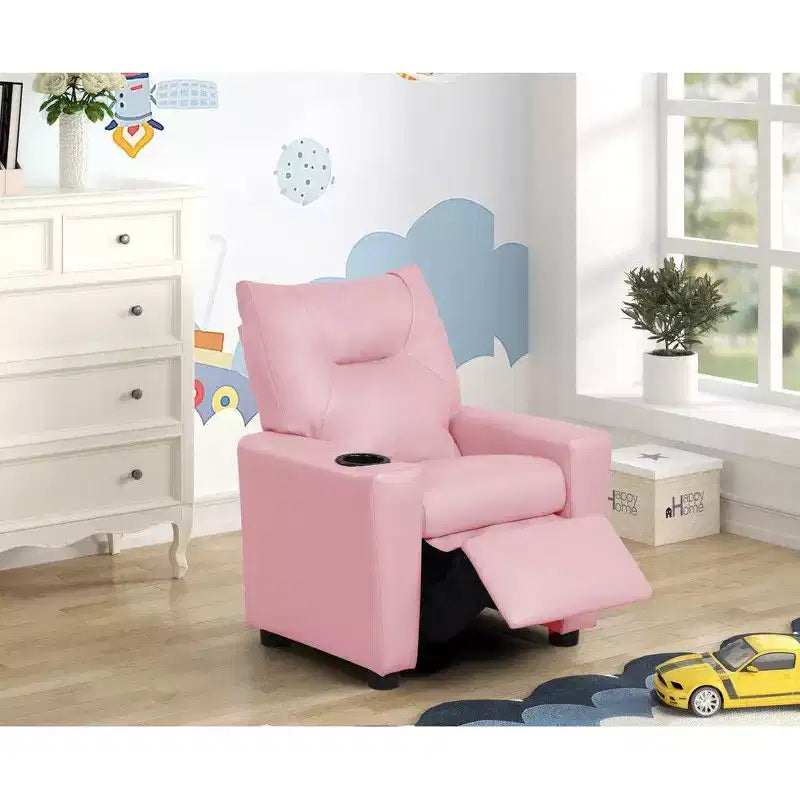 Fauteuil inclinable pour enfants 23W avec porte-gobelet et repose-pieds