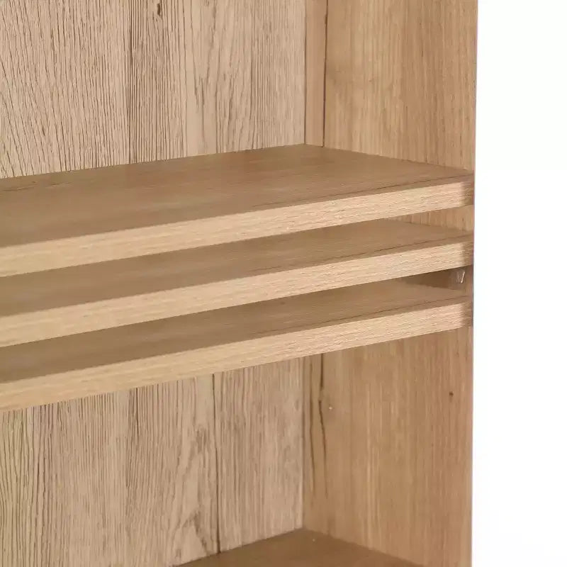 Meuble bas de salle de bain mural moderne Leona 60 cm avec portes à motifs et étagère réglable
